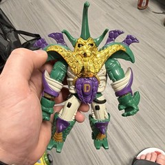 D Crab Action Figure Plastic – Green/Purple/Gold/White Monster Character Toy