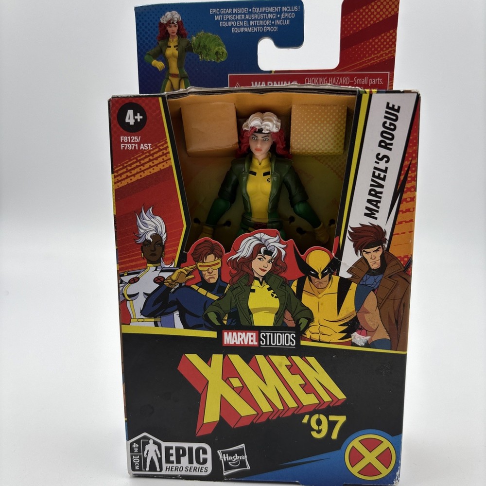 ROGUE 4” X-MEN ‘97 ACTION FIGURE – HASBRO EPIC HERO SERIES – NEW-IN-BOX!!