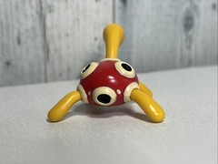 Pokemon Shuckle Figure Jazwares Nintendo Red Yellow Turtle Vinyl Figurine 2.25″