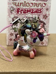 Tokidoki Unicorno Frenzies Shimmer Cherry Blossom Yoshino Keychain Bag Charm New