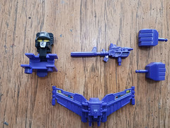 G1 Constructicons Devastator Parts Lot including Mixmaster’s Magna Laser Gun