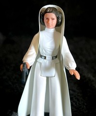 1977 PRINCESS LEIA • LT BROWN VINTAGE CAPE • COMPLETE • VTG KENNER STAR WARS
