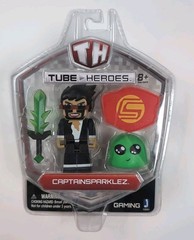 Tube Heroes Unlimited CaptainSparklez Figure! New In Box 2015 Jazwares