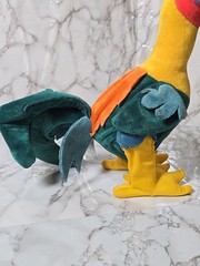 Disney Hei Hei Moana Plush Clucking Rooster Toy Animatronic Tested