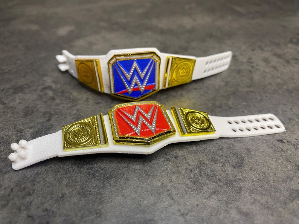 WWE Elite Ultimate Raw & SmackDown Womens Championship Title Belt Custom Fodder