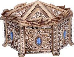 Nemesis Now Pandora’s Box 11cm, Resin, Gold, Gothic Accessory & Jewellery Box, G