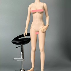 1/6 Flexible Joint Half-seamless Girl Thin Action Figure Body