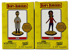Bob’s Burgers The Belcher’s BOB & LINDA 4″ Vinyl Figure Culturefly Set of 2 NIB