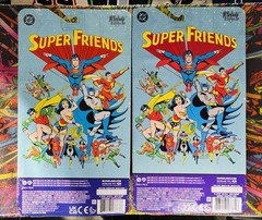 McFarlane Super Friends DC Batman Phantom Zone / Crystal Superman Red Platinums