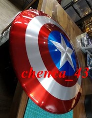 US Ship!!! Marvel 75th Anniversary Limited Captain America 1:1 Full Metal Shield