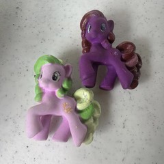 My Little Pony G4 Novelty Eraser Lot Rarity Cheerilee Fizzypop 4 Piece Set Toy