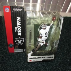 McFarlane 2004 Tim Brown Oakland Raiders series 8 (rookie piece) variant/Chase