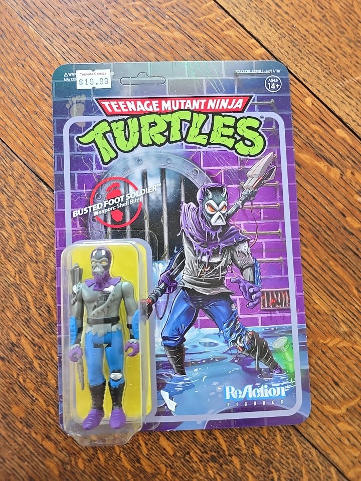 Super 7 FOOT SOLDIER ReAction Figure Teenage Mutant Ninja Turtles TMNT NEW!