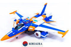 Metal Cardbot S CIELO Aircraft Airplane Transforming Robot Figure Car Toy 2024