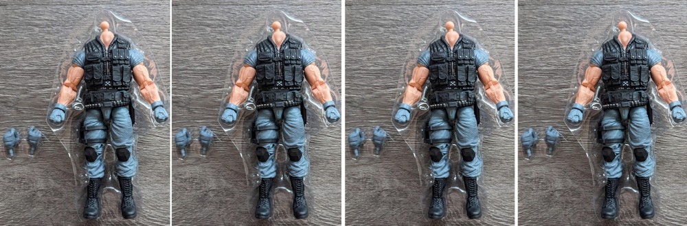 4x Marvel Legends CROSSBONES BODY Custom Fodder (Madame Masque 2 Figure Pack