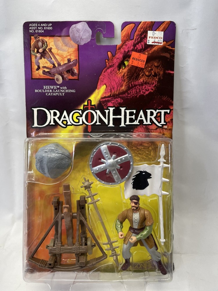 Dragonheart Hewe with Catapult Kenner Vintage 1995 Action Figure 3.5″ New