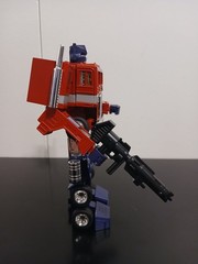 Transformers KC-01 KO Die-Cast Optimus Prime Missing Link G1 Trailer & Bumblebee