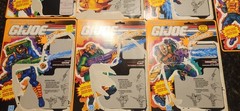 G.i. Joe Set Of 7 Eco Warriors Full Cardbacks 1991 Uncut