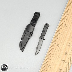 1:6 scale Easy & Simple NSW Operator Combat Knife for 12″ Figures