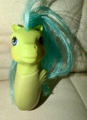 My Little Pony- Sea Shimmer G1- Vintage 1984 Hasbro- Baby Sea Ponies- Green Blue