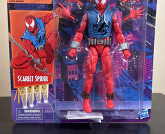 NEW Hasbro Marvel Legends │ SCARLET SPIDER │ Spider-Man Retro Card │ 1/12 Scale