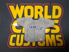 Custom New York Yankees Babe Ruth Cena Jersey For Action Figures Mattel WWE ECW