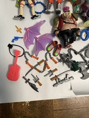 Lot of 25 TMNT Mutant Mayhem Action Figures + Weapons Accessories