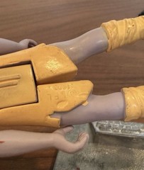 Vintage Star Wars Kez Iban DROIDS GLASSLITE BRAZIL w/Glasslite Blaster *RARE*