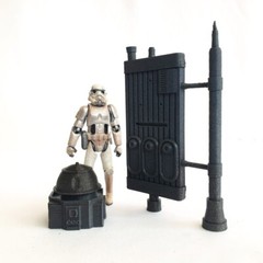 Jedha Diorama for 6 IN Figures (Un-Painted)