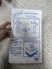 VTG 1983 Rocky 6.5” Sylvester Stallone Rocky Movie opened