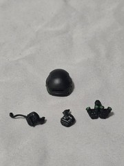 Valaverse Action Force Sidewinder Helmet + Night Vision + Headset Custom Fodder