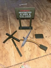 1984 GI Joe ARAH Machine gun Defense unit complete SL