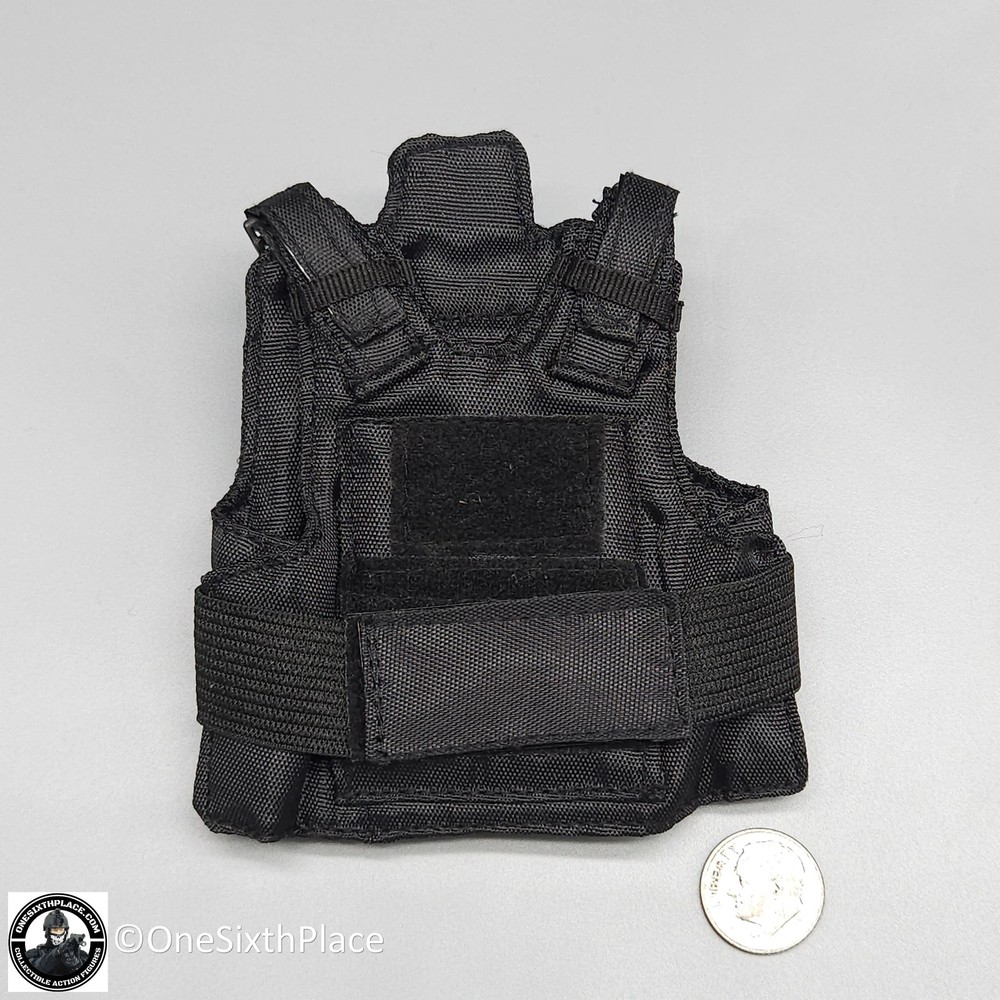 1:6 scale Toy Soldier Delta Force Black PT Body Armor for 12″ Figures