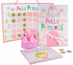 Potty Princess Training Set – Multicolor, 3-Piece Adjustable Set – Magnetic Pott