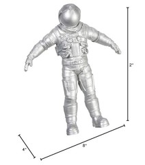 24 Inch Stretchable Grey Astronaut Toy Figure for Kids 3 Years and Up