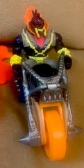 MARVEL TOYBIZ GHOST RIDER And SPIRIT OF VENGEANCE MOTORCYCLE 1995 LOT of 2