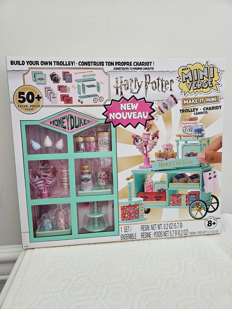 MGA Miniverse Harry Potter Make It Mini Honeydukes Trolley Cart Kit NEW SEALED