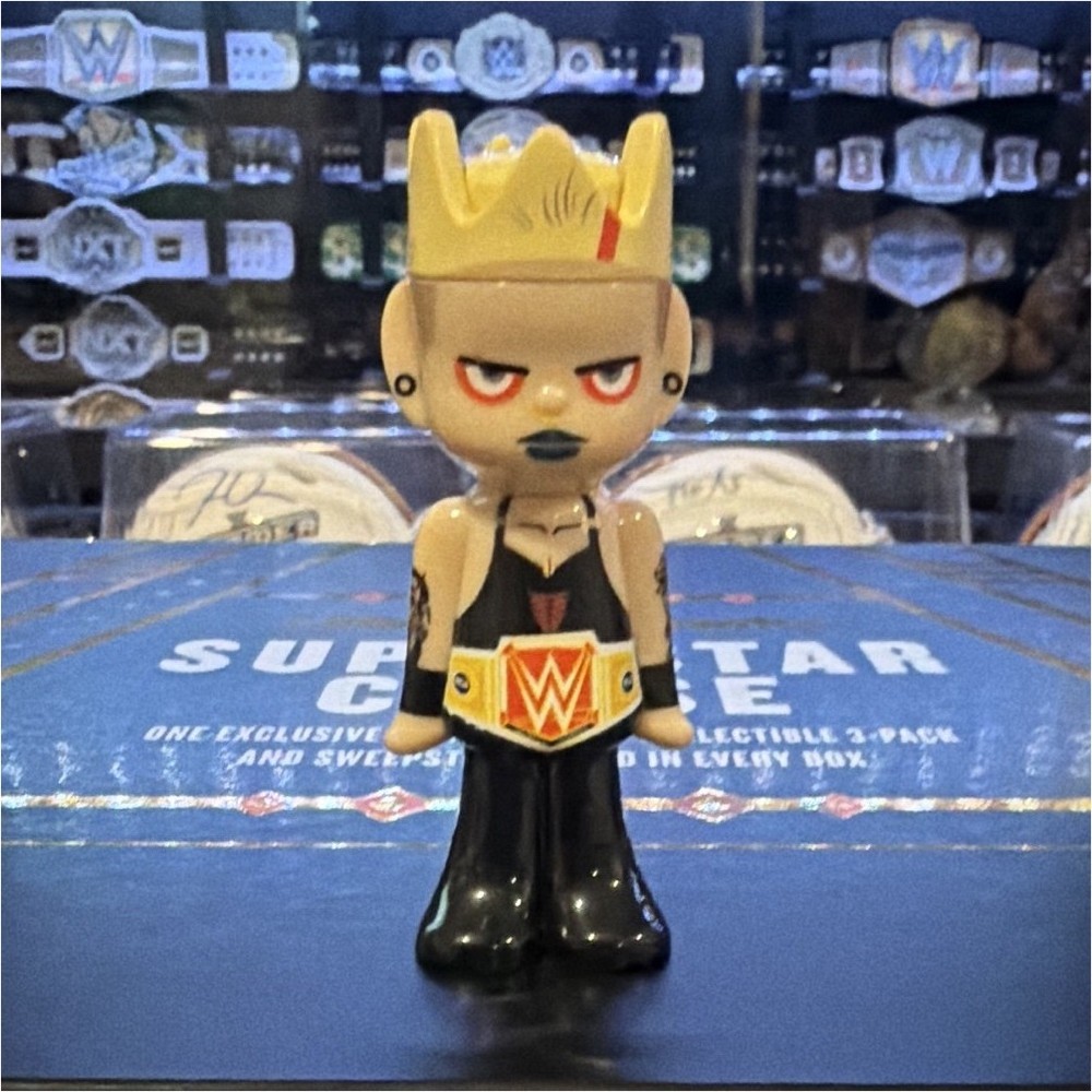 WWE Superstar Chase Lids Exclusive Ghostwrite Rhea Ripley Red Championship base