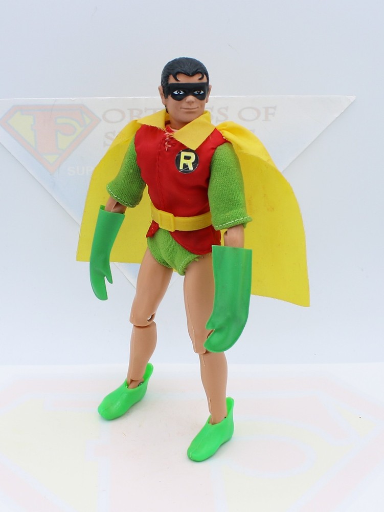 Mego Robin ~ Vintage 1972 WGSH 8″ Action Figure Type 1 ~Complete ~All Original