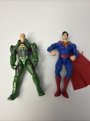 DC Super Heroes 2022 Superman & Lex Luthor 4-in Action Figures by Spin Master