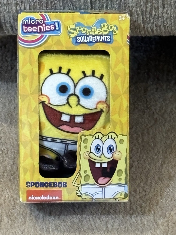 NEW – Basic Fun! SpongeBob SquarePants Micro Teenies – SPONGEBOB IN UNDERWEAR