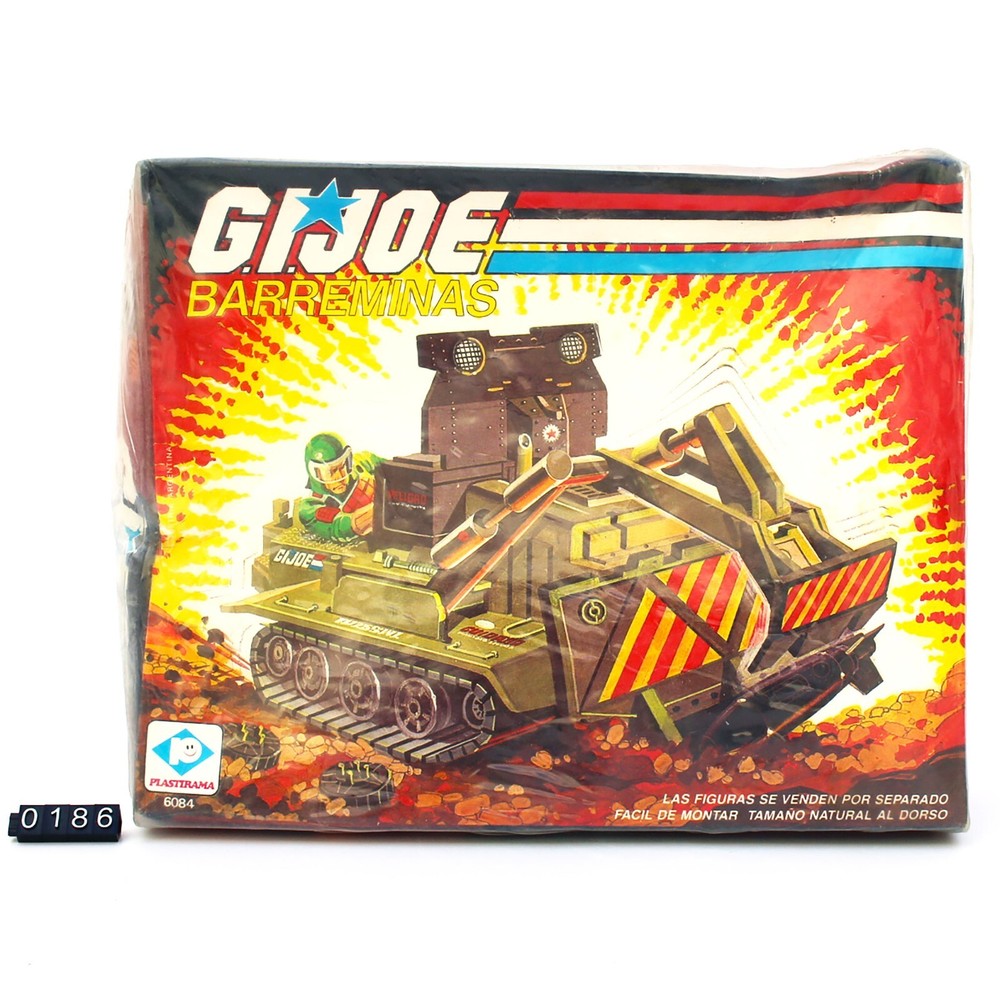 Vintage GI Joe Bomb Disposal Barreminas 80’s by Plastirama Argentina MISB