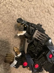 Vintage 2002 Zoids Black Liger Zero Action Figure Robot Lion Tiger
