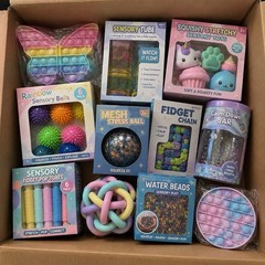 Girls Mystery Toy Box Mixed Lot Bundle Plush Fidget Dolls Kids