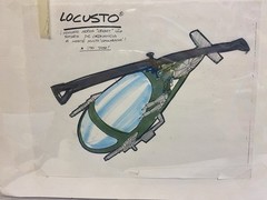 GI JOE 1994 ORIGINAL LOCUST COLOR STUDY SKETCHES 30TH ANNIVERSARY CHRISTIES