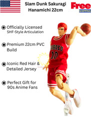 Slam Dunk Sakuragi Hanamichi 22cm Action Figure Movable GT TOYS Collectible Mode