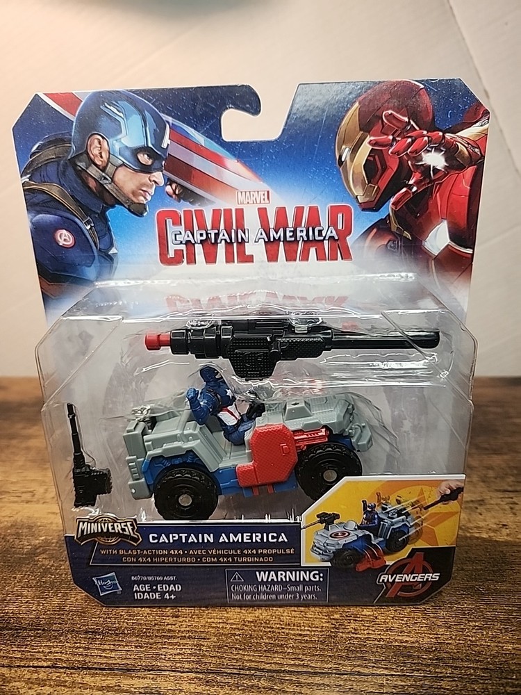 Marvel Captain America Civil War Captain America Blast-Action 4×4