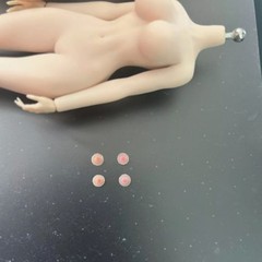 USA 1/12 Silicone Breast Chest Patches Nipple Accessories For 6inch Figure Body