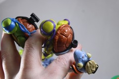 TMNT Mutant Mayhem Action Figure Set Raphael Leonardo Lot Loose Mondo Gecko