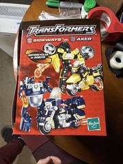 Transformers Robots In Disguise RiD Sideways VS Axer New Factory Sealed